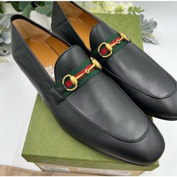 Men\'s Gucci JORDAAN horse bit loafers size 13 made in Italy main image 11